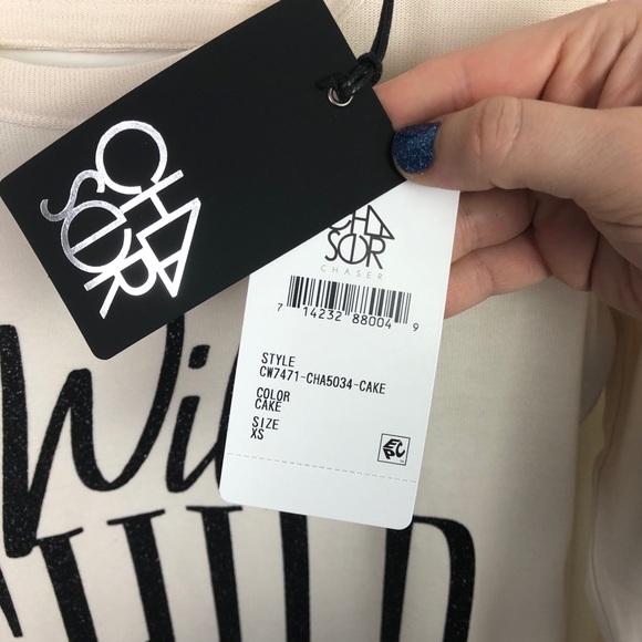 Chaser Wild Child Knit Open Back Pullover Top - Picture 7 of 9